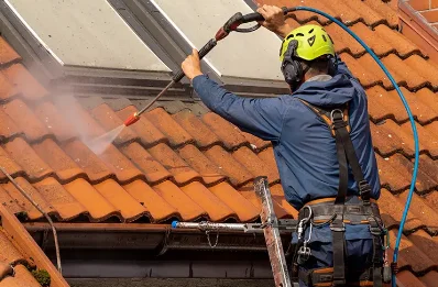 Démoussage et hydrofuge de toiture à Bouhey